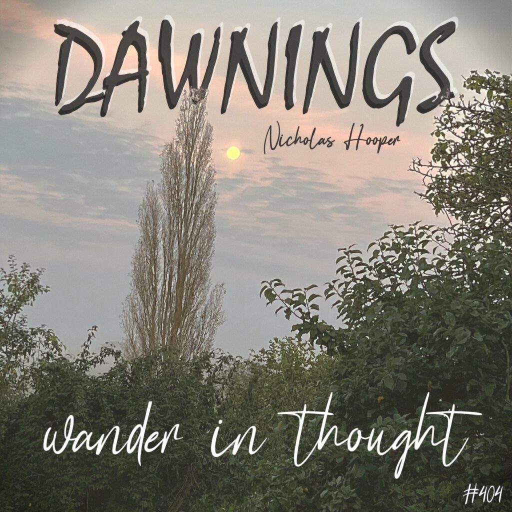wander in thought