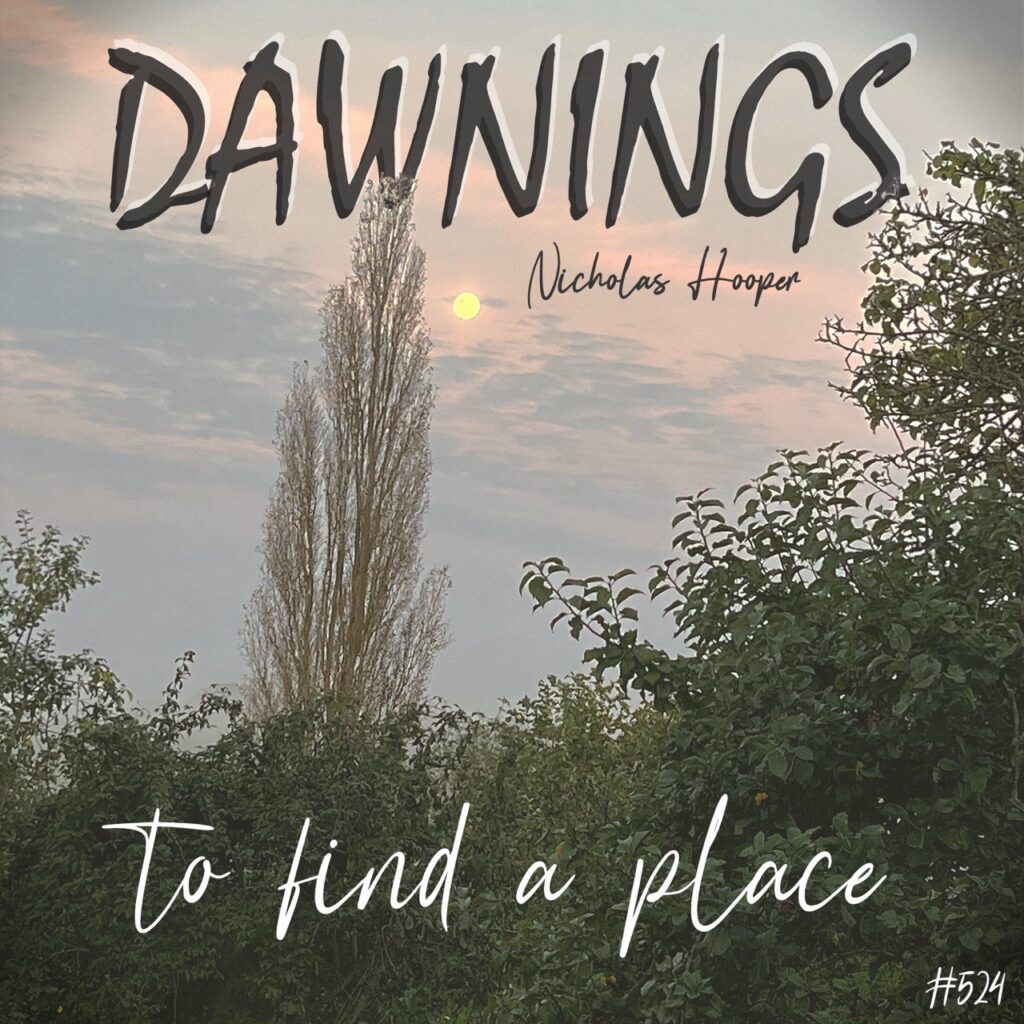 to find a place