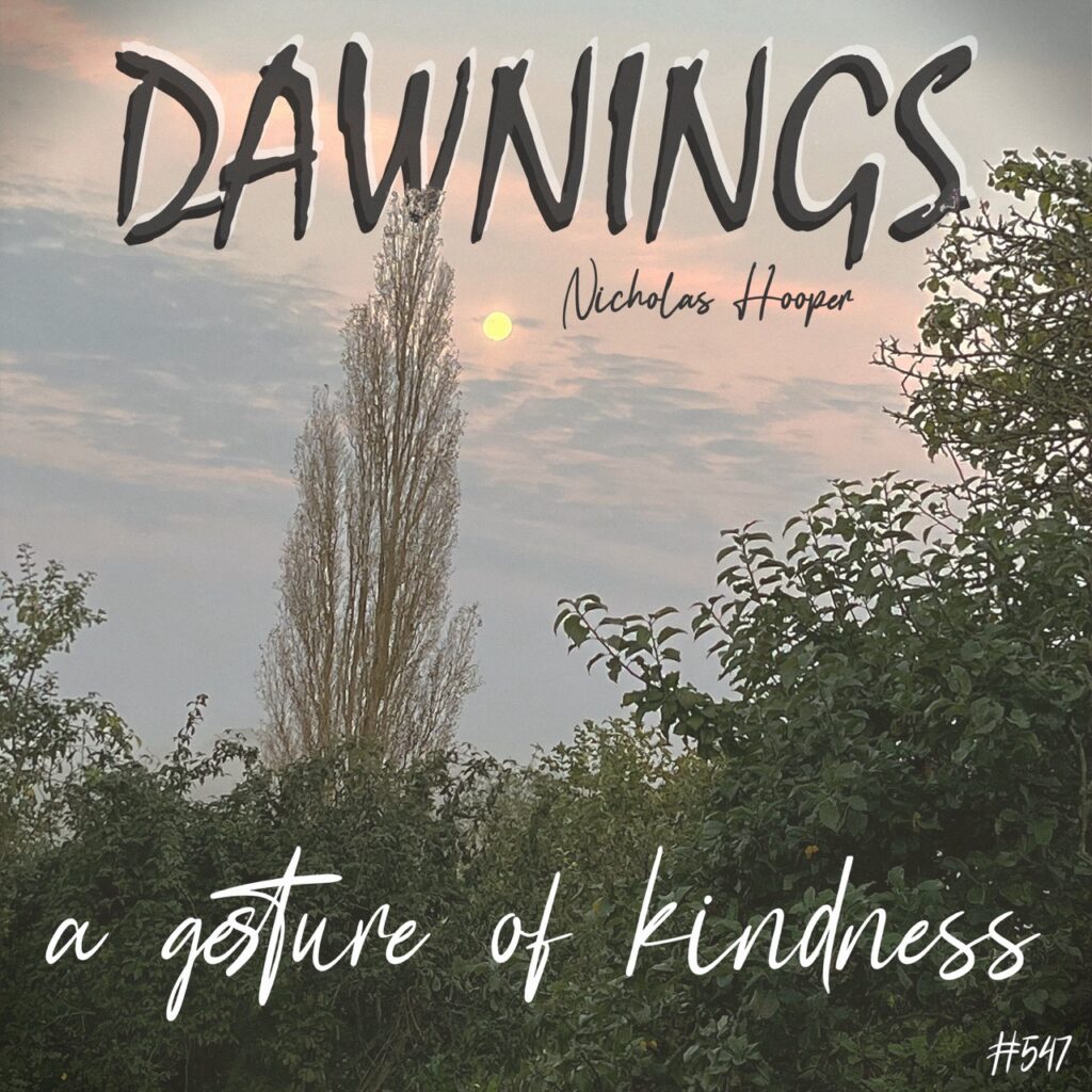 a gesture of kindness