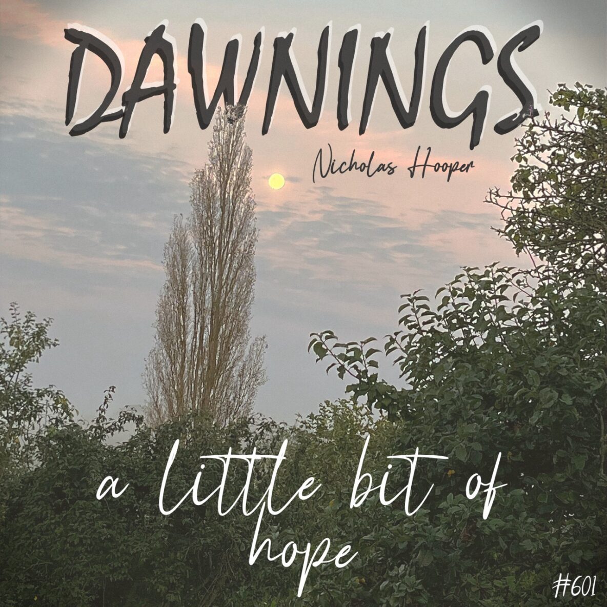 a little bit of hope
